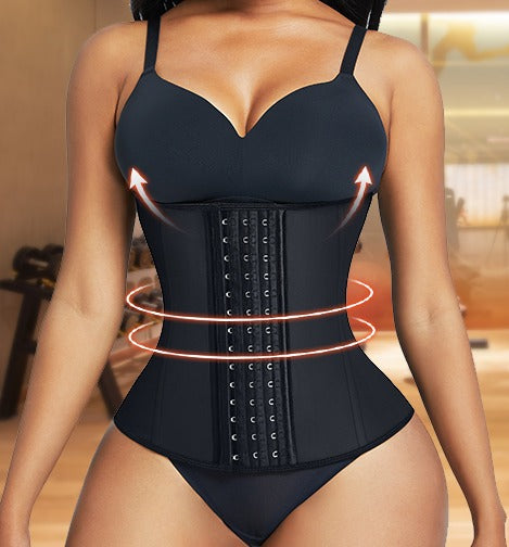 Kit Moldeadora - 01 Faja Reductora Moldeadora M + 01 Faja Culote Body Hip Pants S/M Negro