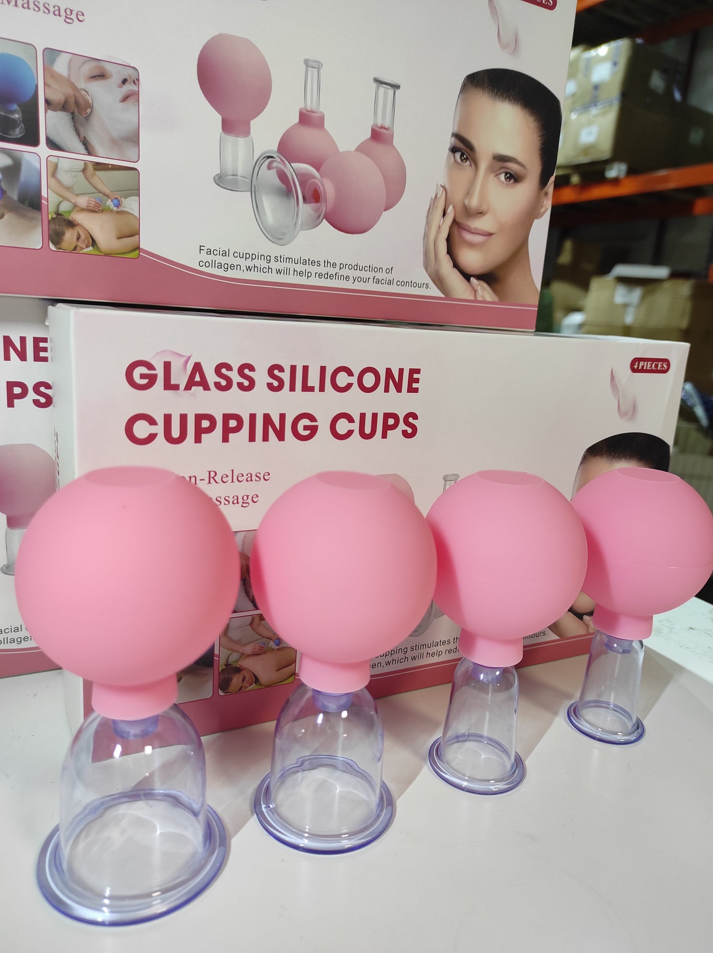 Masajeador Facial con Ventosas de Goma